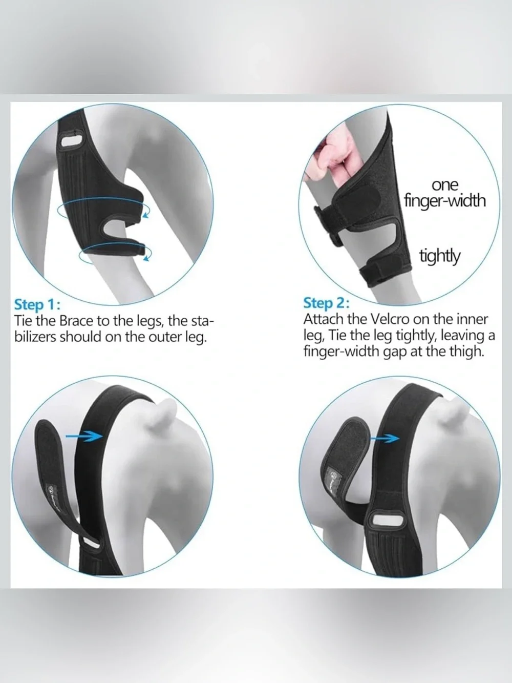 Knee Brace for Dogs ACL with Side Stabilizers,Knee Cap Dislocation S-1090/bb6